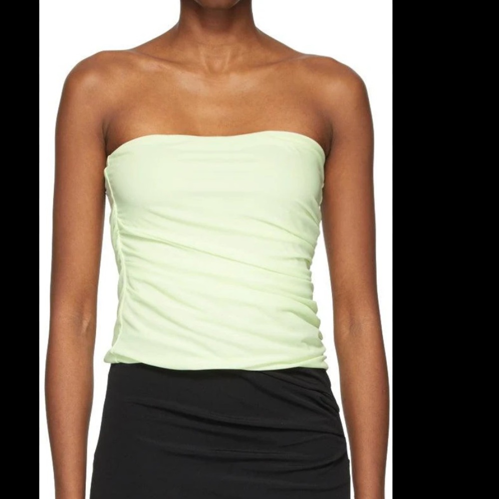 Helmut lang strapless top